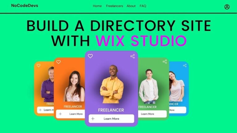 Create your own directory website using Wix Studio.