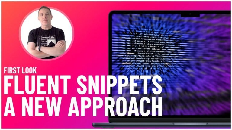 Effortlessly manage WordPress snippets with Fluent Snippets – the secret weapon for your website!