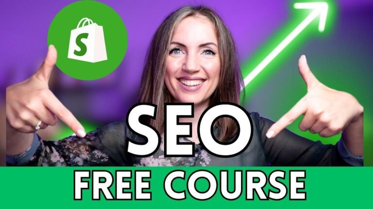 Learn how to optimize your Shopify store for better search engine rankings in our free 2024 tutorial for beginners!