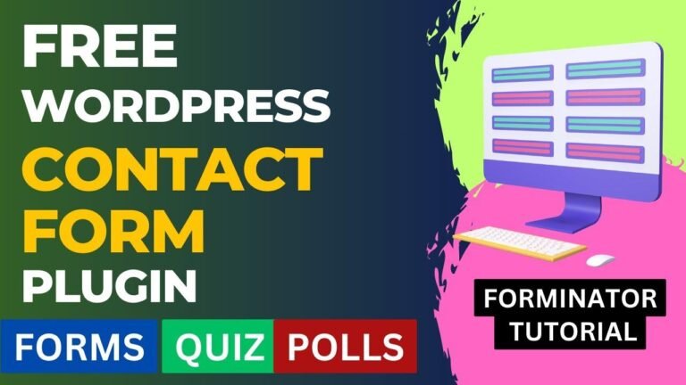 Top-rated Free WordPress Contact Form Plugin | Forminator Plugin Guide | Building Forms, Quizzes & Polls