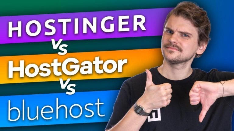 Comparing Hostinger, Bluehost, and HostGator: Which is the best web hosting for 2024?
