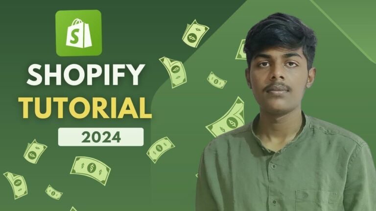 How to Begin a Dropshipping Business in 2024: A Step-by-Step Guide using Shopify.
