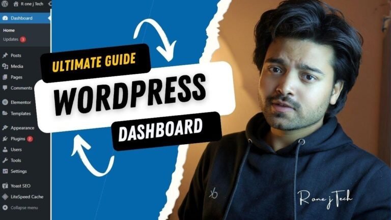 The Ultimate Guide to Understanding the WordPress Dashboard for Easy Management of Your Website.