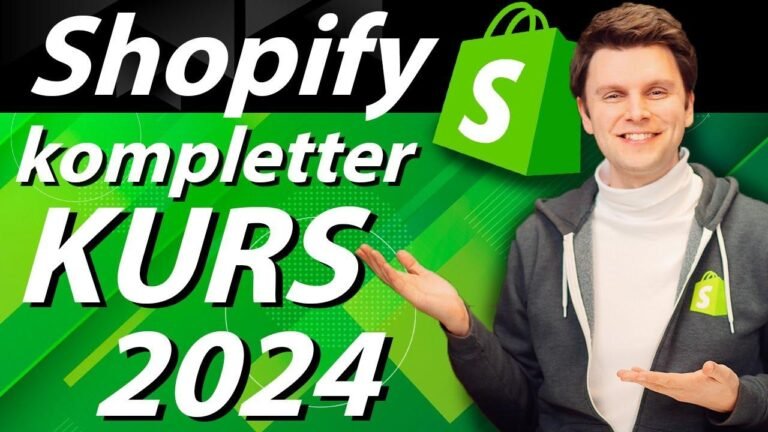 Create Shopify Store 2024 – Build Shopify Dropshipping & Print on Demand Online Shop