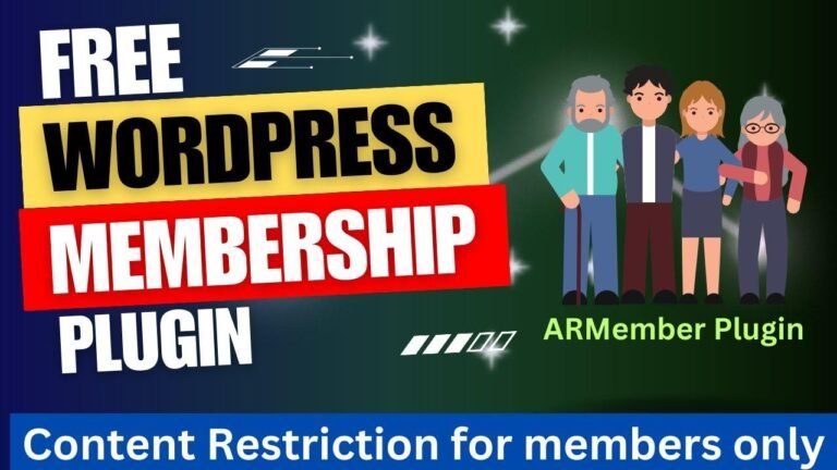 Get a free WordPress membership plugin for content restriction with our ARMember tutorial.