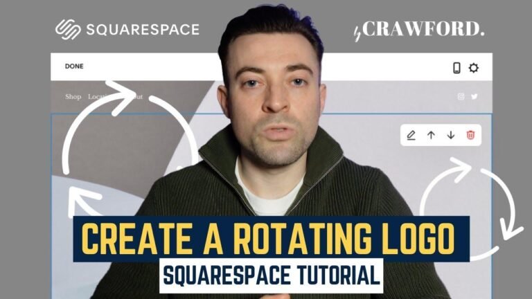 How to Make a Logo Spin Forever on Squarespace
