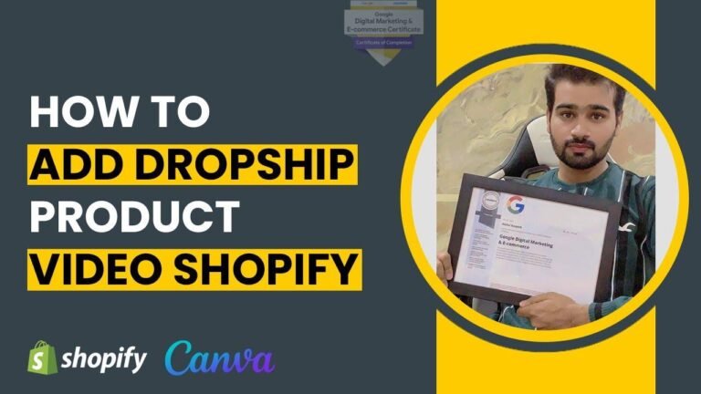 How to include a video on your Shopify product page | Shopify tutorial for beginners.