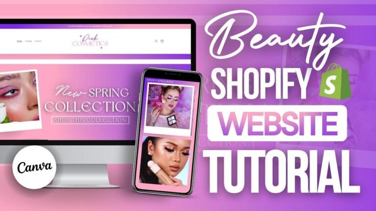 How to create a Shopify website for makeup and beauty | Easy step-by-step guide