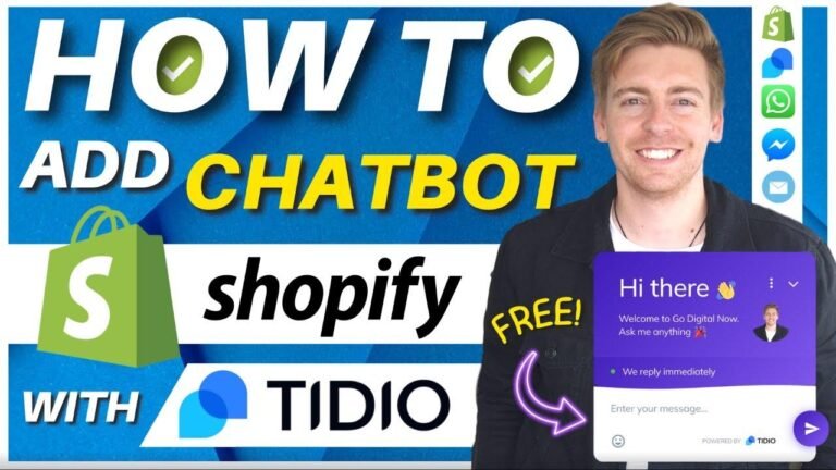 Learn how to enhance your Shopify website with a live chat feature, capture leads, and boost sales by following this easy Tidio tutorial.