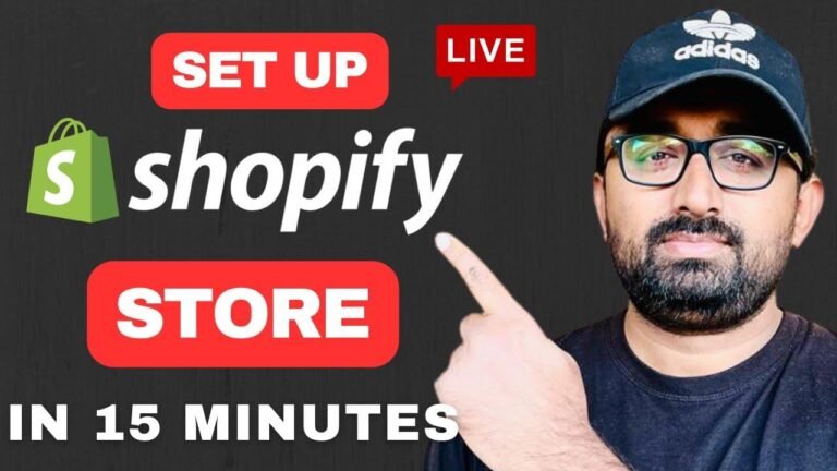 How to Create a Shopify Shop in Just 15 Minutes (Easy Steps)
