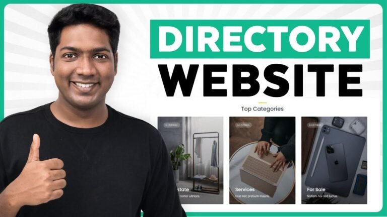How to create a listing and directory website using WordPress.