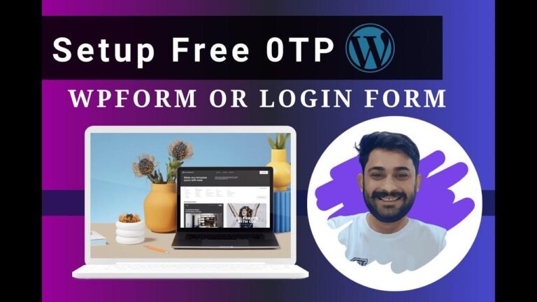 How to Enable Free OTP Login Registration in WordPress || Adding OTP Verification to Wpform Login 2024