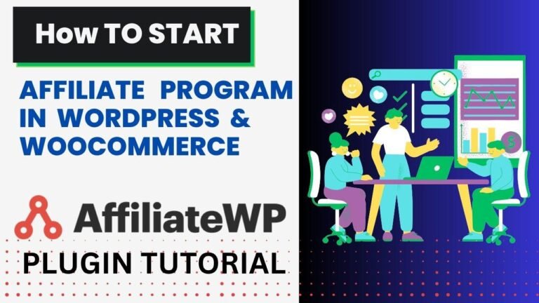 Get started with your affiliate program on your WordPress website using the AffiliateWP plugin setup tutorial.