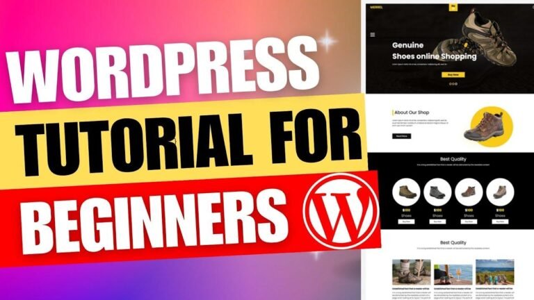 2024 Edition of Complete WordPress Course! The Best Tutorial for Beginners to Learn WordPress Easily.