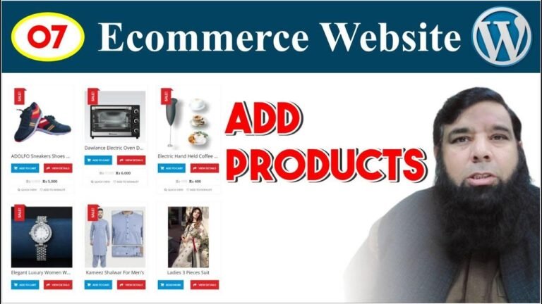 “Adding Products to Your Woocommerce WordPress Website” – A Step-by-Step Guide for Ecommerce Beginners. Lesson 07