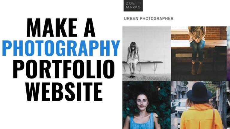 How to create a photography portfolio website on Wix?