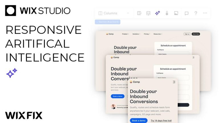 Wix Studio Simplified now features Responsive AI to fix your Wix site.