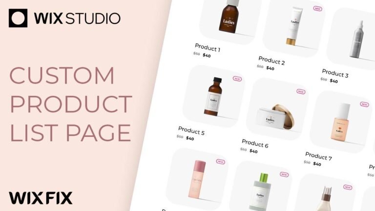 Customize Your Product Page (Part 1: Design) | Fixing Wix
