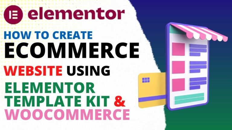 Learn how to build an online store with Elementor Template Kit in this WooCommerce tutorial. eCommerce website creation made easy!