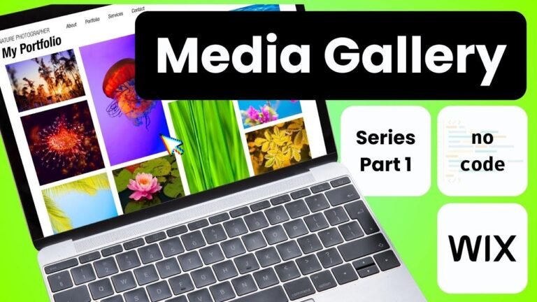 Wix Media Gallery – Complete Series [Part 1] (No Coding Required)