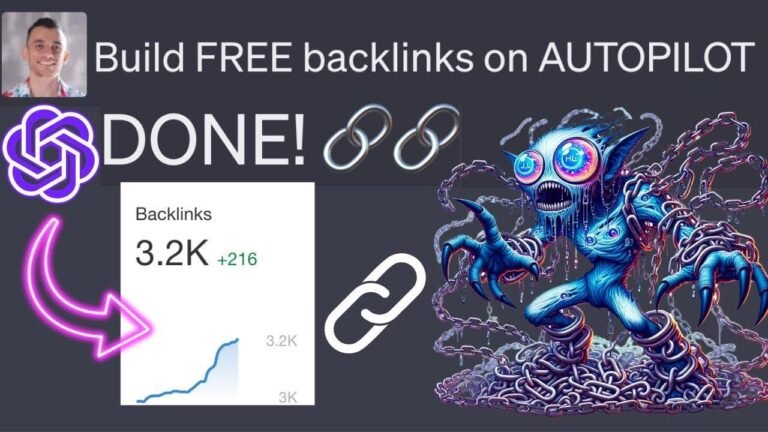 “Obtaining Free AI SEO Backlinks with ChatGPT: My Strategy for Generating Free Backlinks”