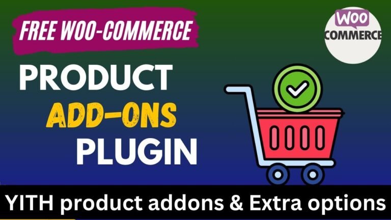 Free tutorial for YITH product addons & extra options plugin on WooCommerce, a user-friendly guide for adding product extras.