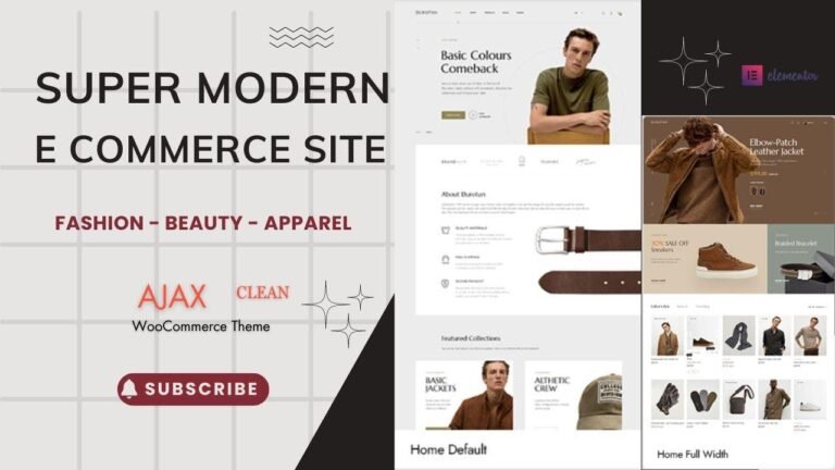 A sleek and contemporary eCommerce website design | Elementor AJAX WooCommerce WordPress Theme | Durotan