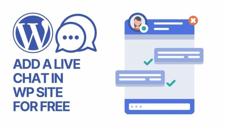 “Want to add free live chat to your WordPress site? Here’s how! 💬”