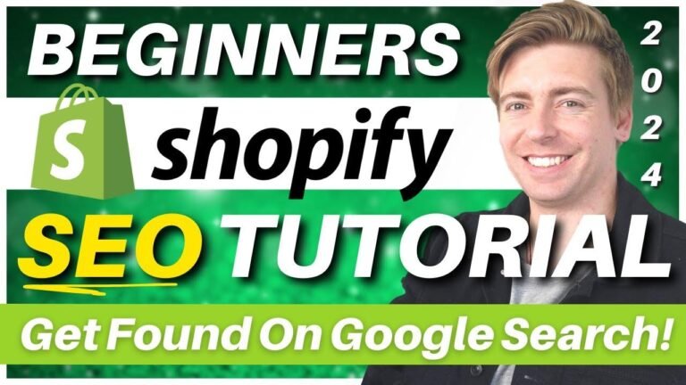 New to Shopify? Learn to optimize your online store for Google search and boost sales with this beginner-friendly SEO tutorial!