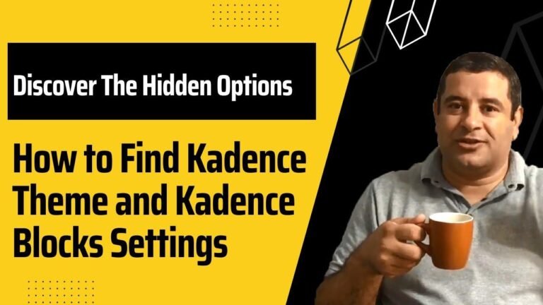 Beginner’s Guide to Setting Up Kadence Theme and Kadence Blocks (2024 Edition)