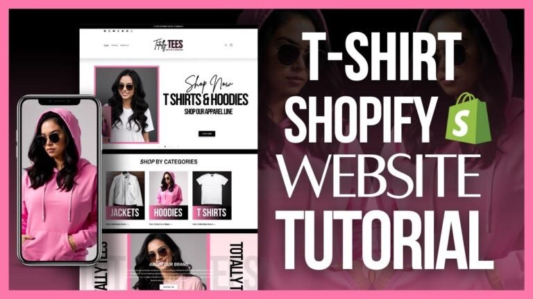 How to create a T-shirt store on Shopify | Step-by-step Shopify guide for setting up a T-shirt online shop