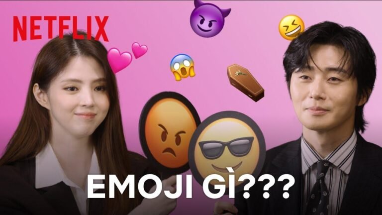 Challenge emoji with Han So Hee and Park Seo Jun | Creature of Gyeongseong | Netflix