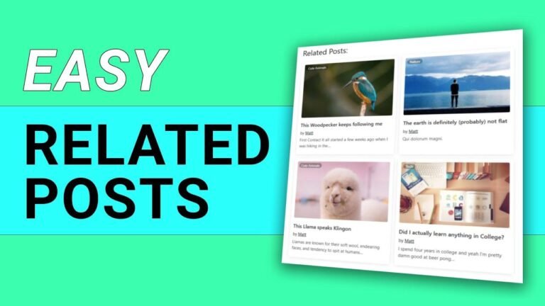 Enhance Any WordPress Theme with Related Posts (using free plugins)