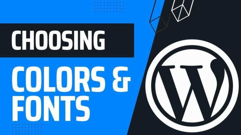 Configuring Colors and Fonts in WordPress Using the Kadence Theme | Mastering WordPress Series Part 56