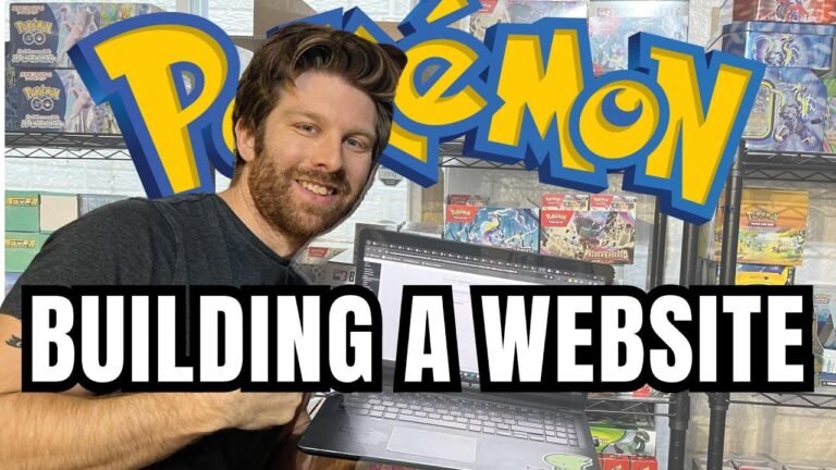 How to create a Wix website for full-time Pokemon card sales.