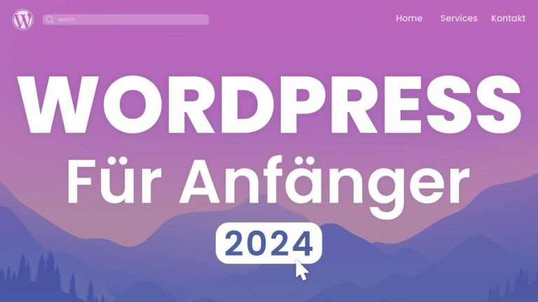 Create Your WordPress Website – 2024 – Step-by-Step Guide in 21 EASY Steps | (Deutsch|German)