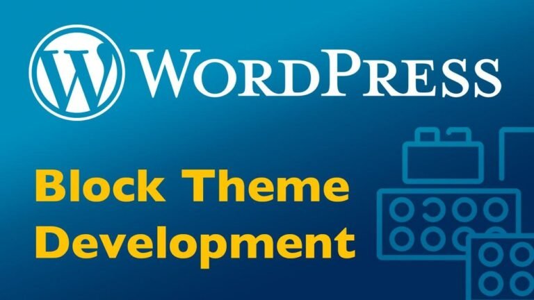 Developing a theme using WordPress blocks