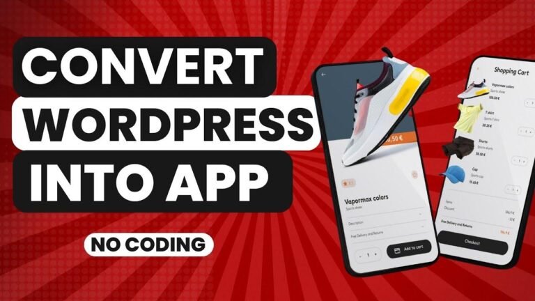 Turn your WordPress site into an Android app for free using a no-code app builder in 2024.