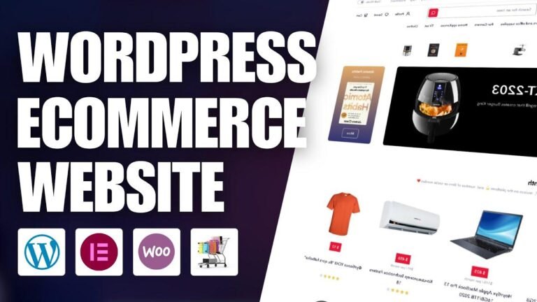 2024 – How to Build an Online Store with WordPress and WooCommerce Tutorial