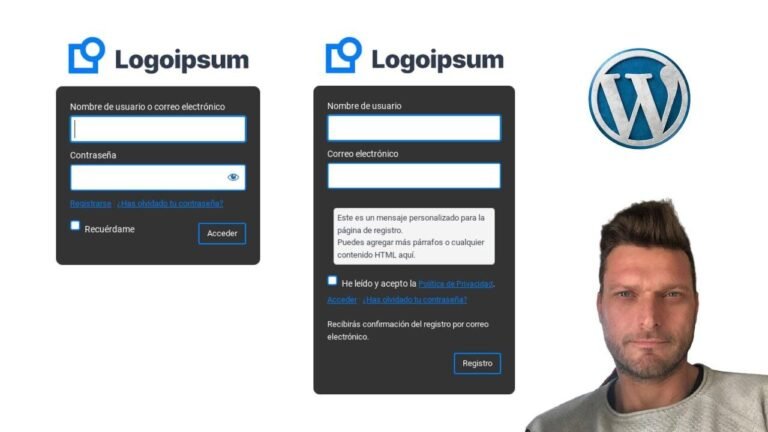 ✅ Customizing WordPress Default Login and Registration Page (Without Plugins)