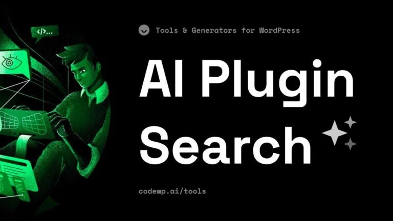 Discover Better WordPress Plugins with AI-Powered Search at CodeWP Tools for an Enhanced User Experience.