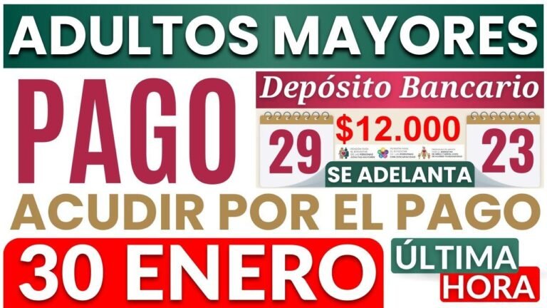 🔴TODAY’S DEPOSIT🔔$12 THOUSAND PESOS PAYMENT TO ELDERLY ADULTS🔔