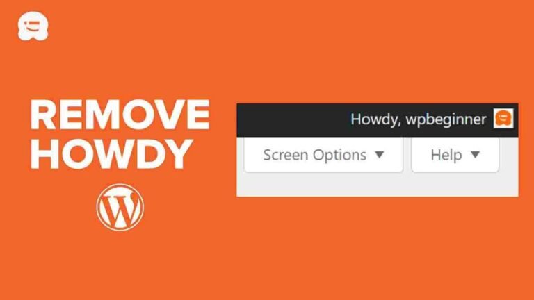 How to Replace or Remove “Howdy Admin” Greeting in WordPress
