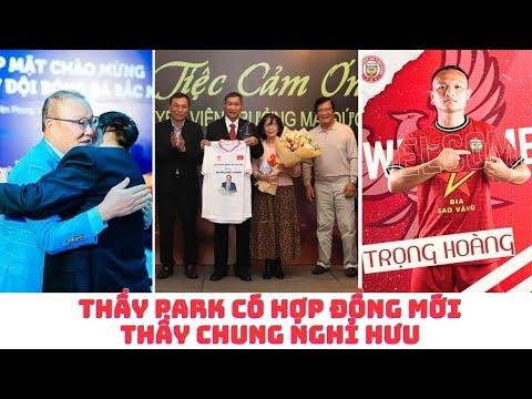 Coach Park Hang Seo signs with Bắc Ninh FC, while Coach Mai Đức Chung retires, Trọng Hoàng also