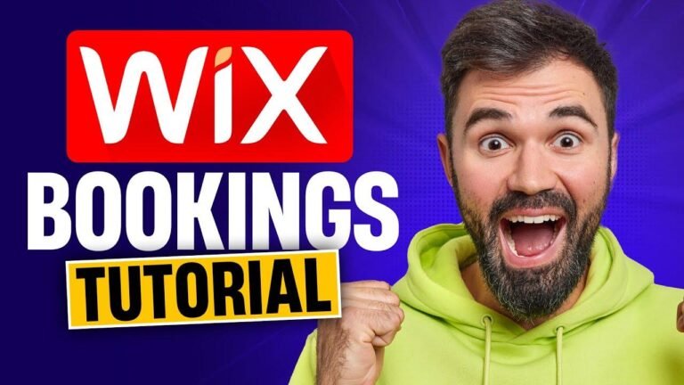 Step by step guide for beginners on using Wix Bookings in 2024.