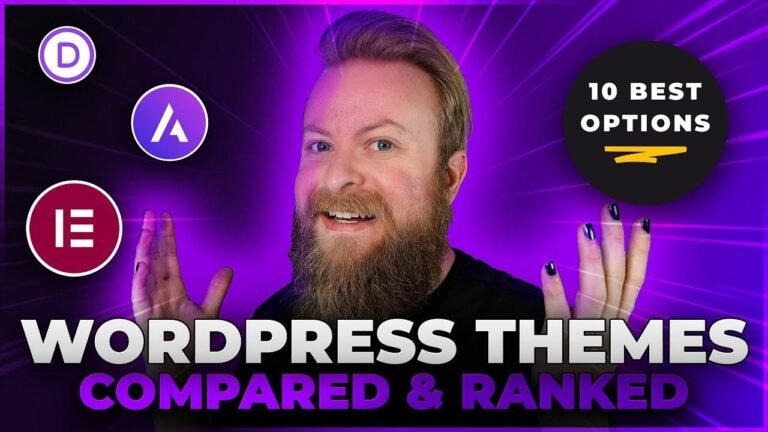 Top 10 WordPress Themes for 2024: A Comparison and Ranking