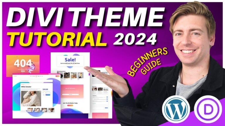 Easy Divi Theme Tutorial for Beginners: 15 Minute Crash Course (2024)