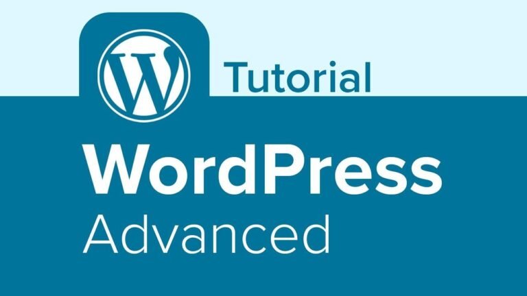 Advanced WordPress tutorial for enhancing your skills with practical tips and tricks.