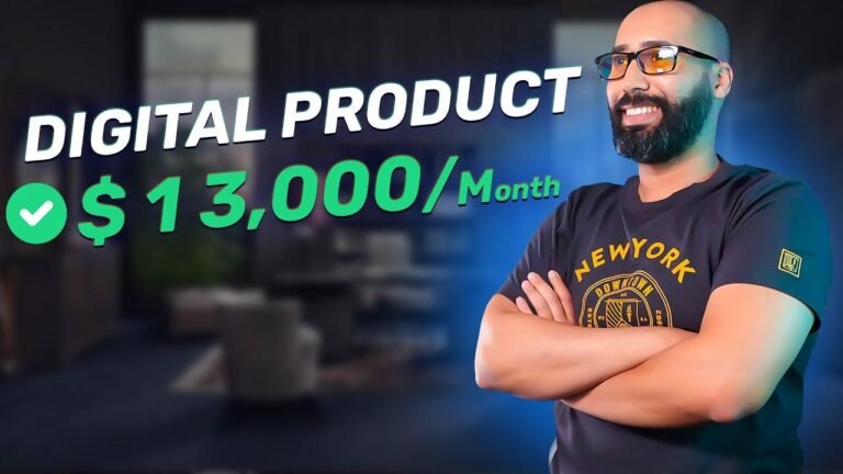 Free Digital Product Course: From Zero to $13,000 Monthly Income. Learn at Your Own Pace!