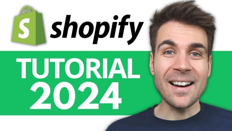 How to create a Shopify shop – Step-by-step tutorial (2024)